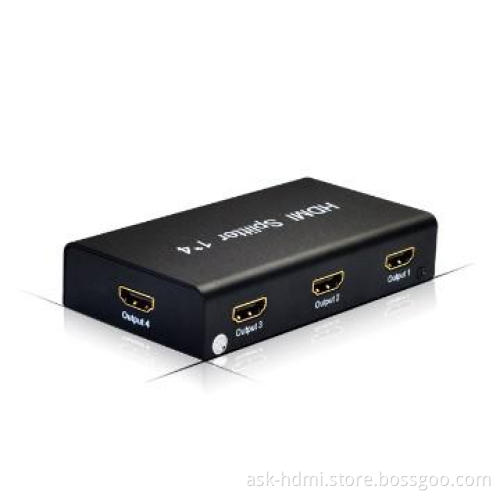 3D hdmi splitter 4 ways, enhance HDMI input signal
